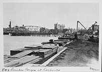 Lumber Barges at Rochester