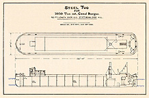 Steel Tug for 1000 Ton Canal Barges