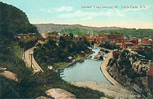 Lovers' Leap looking west, Little Falls, N.Y.
