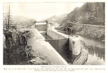 Barge Canal Lock, Little Falls, N.Y.