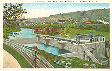 Lock no. 17, Erie Canal, Mohawk River, Little Falls, N.Y.