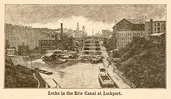 Lockport -- View looking east from the top eastbound lock