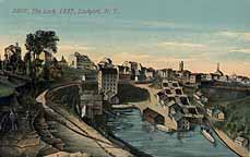 The Lock, 1837, Lockport, N.Y.