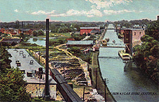Looking East from N.Y.C.R.R. Bridge, Lockport, N.Y.