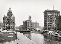 Clinton Square and Erie Canal, Syracuse, N.Y., 1904