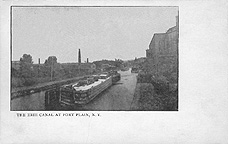 The Erie Canal at Fort Plain, N.Y.