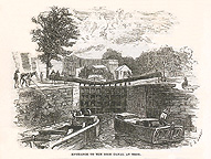 Entrance to the Erie Canal at Troy
