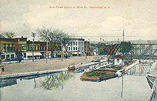 Erie Canal Locks at 23rd St., Watervliet, N.Y.