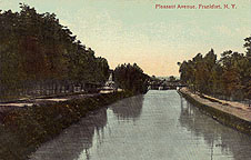 Pleasant Avenue along the Erie Canal, Frankfort, N.Y.