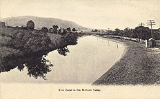 Erie Canal in the Mohawk Valley near Utica, N.Y.