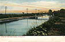 View of the Erie Canal, Utica, N.Y.