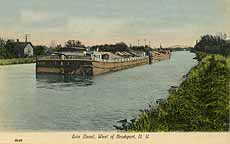 Erie Canal, West of Brockport, N.Y.