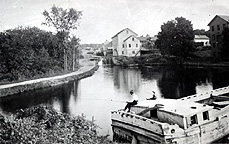 Canal scene in Perinton, N.Y.