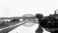 Rochester, Syracuse and Eastern R.R. Bridge over Erie Canal, Fairport, N.Y.