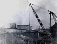 Dismantling of 1888 Main Street Bridge, Fairport, N.Y.