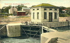 Canal Lock, Erie Canal, Newark, N.Y.