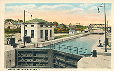 Barge Canal Lock no. 28, Newark, N.Y.