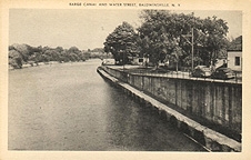 Barge Canal and Water Street, Baldwinsville, N.Y.