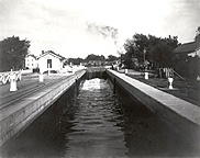 Erie Canal Lock no. 52, Port Byron, N.Y. - facing east