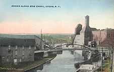 Docks Along Erie Canal, Lyons, N.Y.