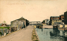 Lock on Erie Canal, Lyons, N.Y.