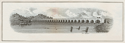 View of the Seneca River Aqueduct
