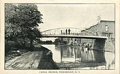 Canal Bridge at Brutus St., Weedsport, N.Y.