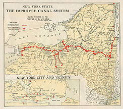 New York State, The Improved Canal System