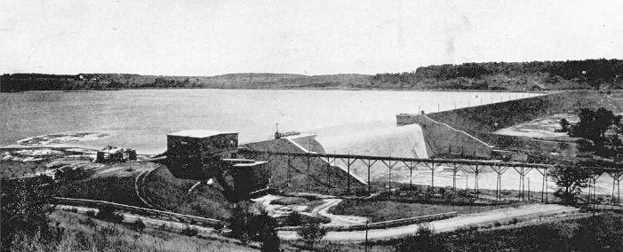 Dam at Hinckley reservoir
