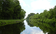 The Enlarged Erie Canal at Camillus