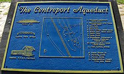 Sign at the Centreport Aqueduct park.