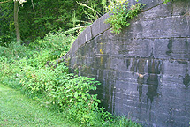 Erie Canal Lock No. 36 -- South wall of the south chamber