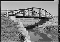Perspective view, looking northwest -- Cooper's Tubular Arch Bridge
