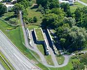 Aerial photo of Erie Canal Lock No. 52