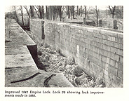 Enlarged Erie Canal Empire Lock 29, Fort Hunter, N.Y., 1968