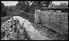 Enlarged Erie Canal Lock No. 44 - South lock (looking east)