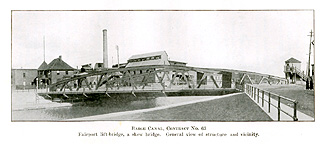 Fairport Lift Bridge in 1915