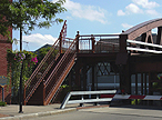 North side stairway