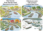 The Four Seasons notecards from Peter Spier's
book