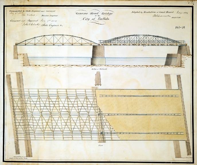 Genesee Street Bridge in the City of Buffalo