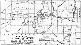 Map of the Canal System