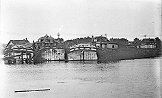 Erie Canal boat graveyard at Rochester