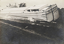 Launching of a Canal Boat