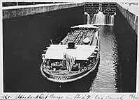 Standard Oil Barge in Lock 7