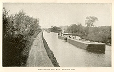 Fleet of steel canal boats