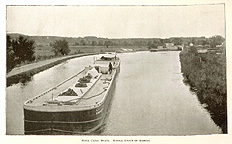 Fleet of steel canal boats