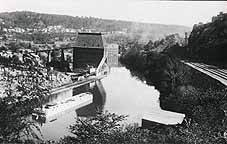 Grain elevator on the Erie Canal, Little Falls, N.Y.