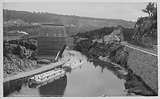 View of the Aqueduct bridge at Little Falls