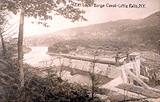 Lift Lock, Barge Canal, Little Falls, N.Y.