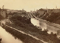 Erie Canal locks at Lockport